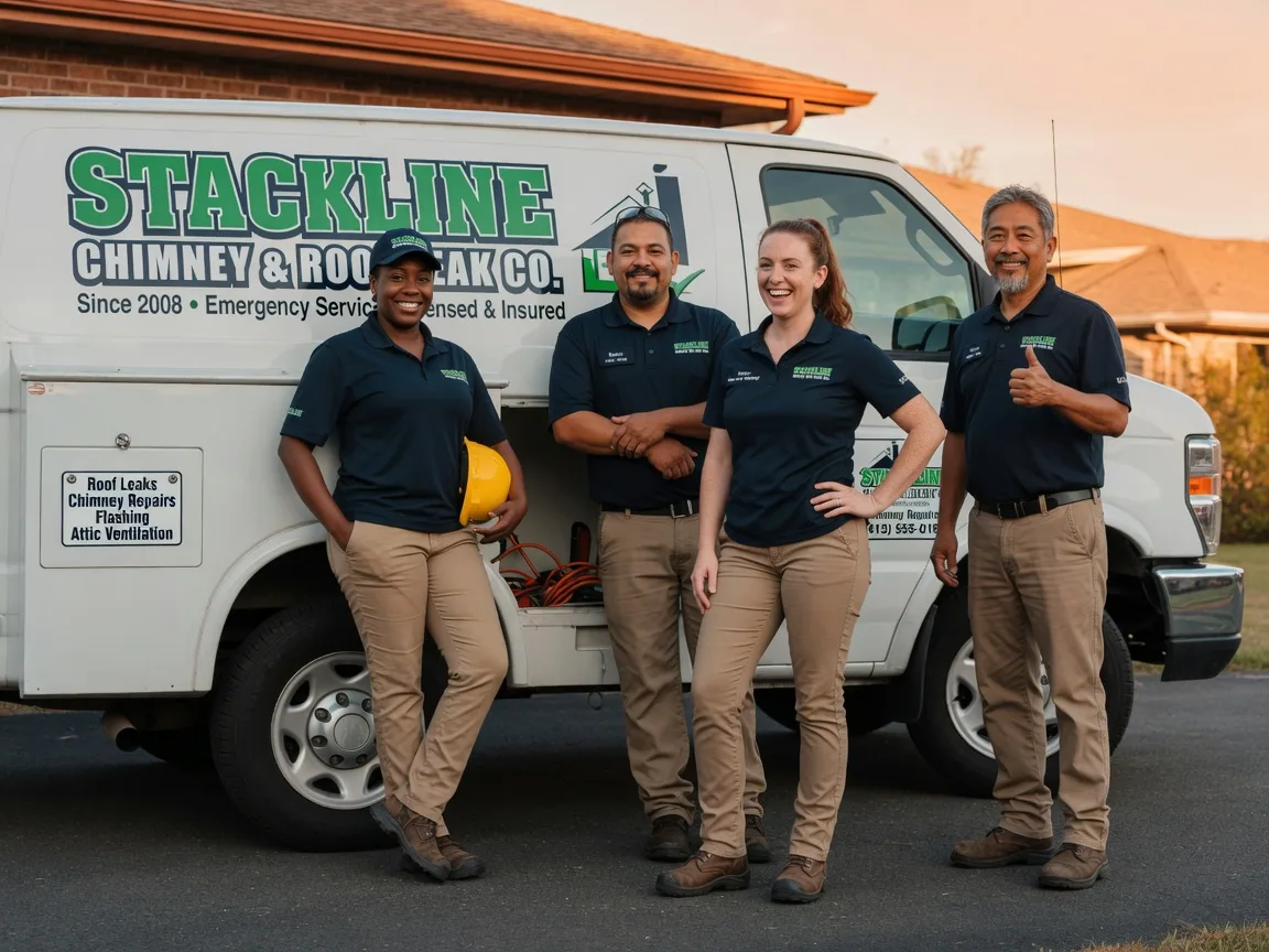 Chimney flashing repair company in Lerna, IL